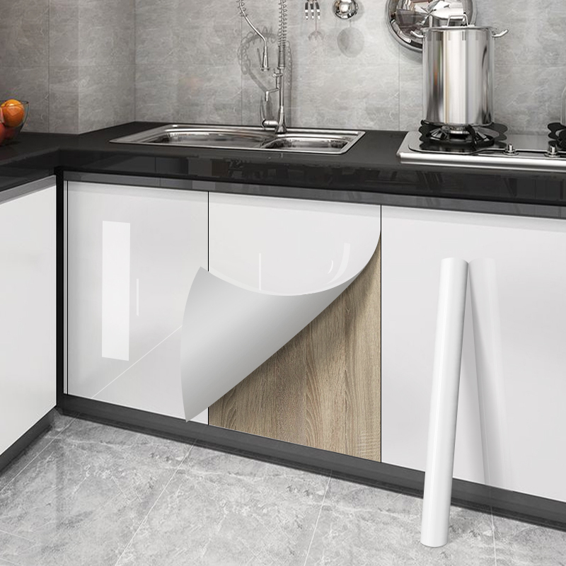 Stiker Dinding Kabinet Putih M - Commercial Kitchen Tiles ulasan dan harga