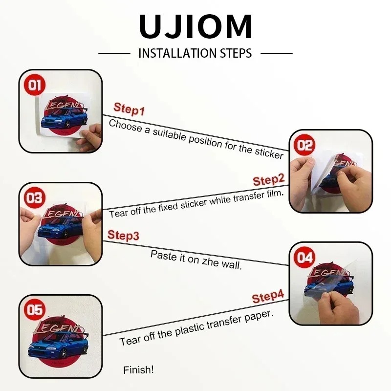 UJIOM Fern Stiker Dinding Tanp - Commercial Kitchen Tiles ulasan dan harga