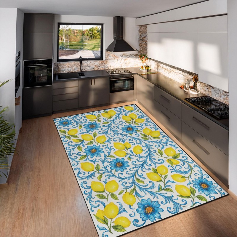 Karpet Dapur Motif Mosaik Medi - Commercial Kitchen Tile Flooring ulasan dan harga
