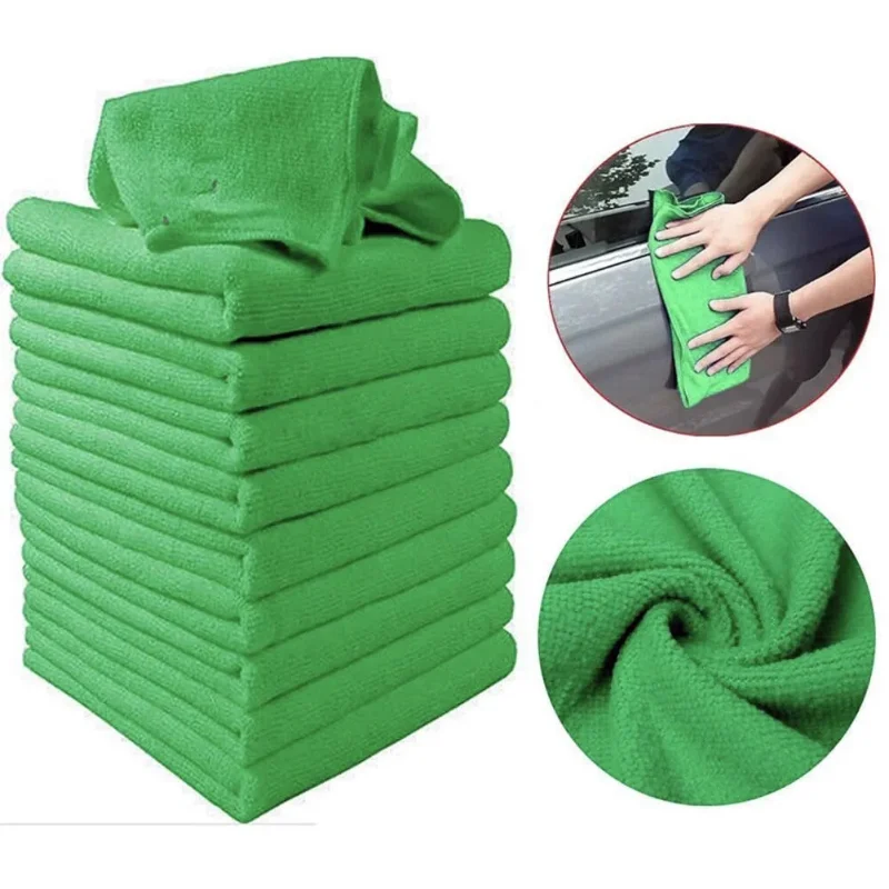 10 BH handuk serat mikro lembu - Commercial Kitchen Cleaning ulasan dan harga