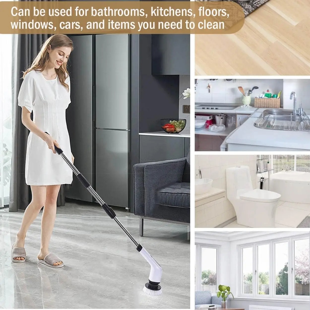 Sikat Pembersih Elektrik Tanpa - Commercial Kitchen Cleaning ulasan dan harga