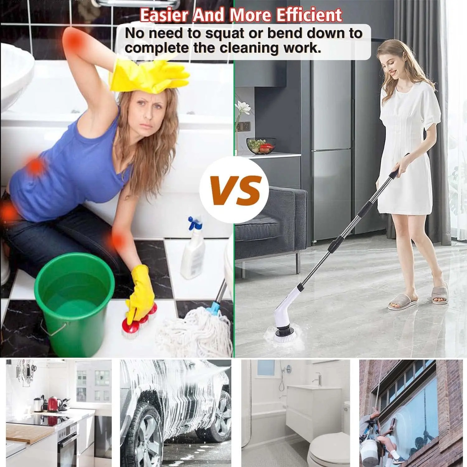 Sikat Pembersih Elektrik Tanpa - Commercial Kitchen Cleaning ulasan dan harga