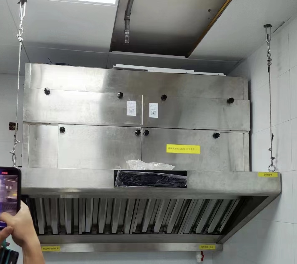 Penghisap Asap Dapur Tanpa Sal - Commercial Kitchen Exhaust Hood ulasan dan harga