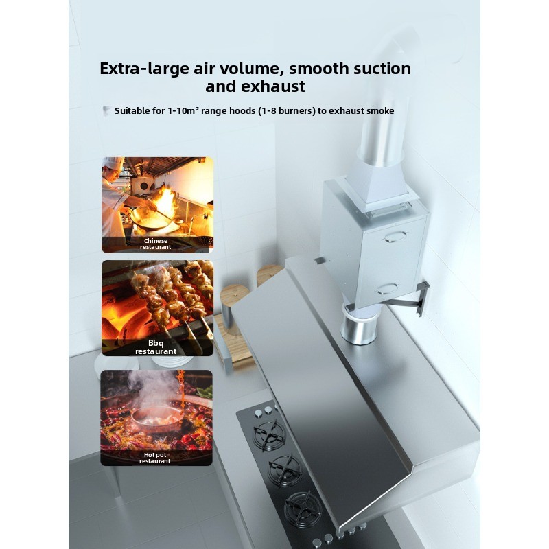 Kabinet udara komersial, kipas - Commercial Kitchen Chimney ulasan dan harga