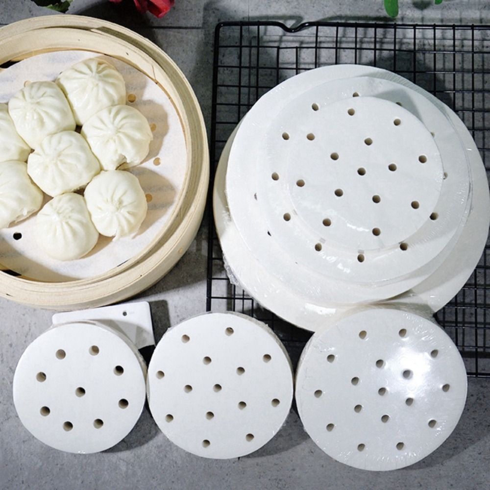 100 Buah Kertas Kukus Roti Kuk - Commercial Kitchen Accessories ulasan dan harga